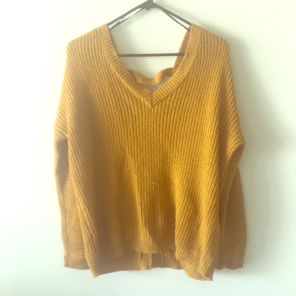 Forever21 V back sweater